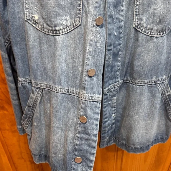 Women’s Democracy Distressed Denim Jacket - Picture 5 of 7